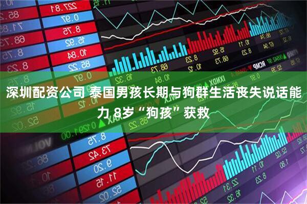 深圳配资公司 泰国男孩长期与狗群生活丧失说话能力 8岁“狗孩”获救
