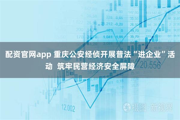 配资官网app 重庆公安经侦开展普法“进企业”活动  筑牢民营经济安全屏障