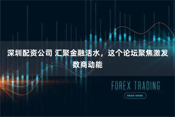 深圳配资公司 汇聚金融活水，这个论坛聚焦激发数商动能